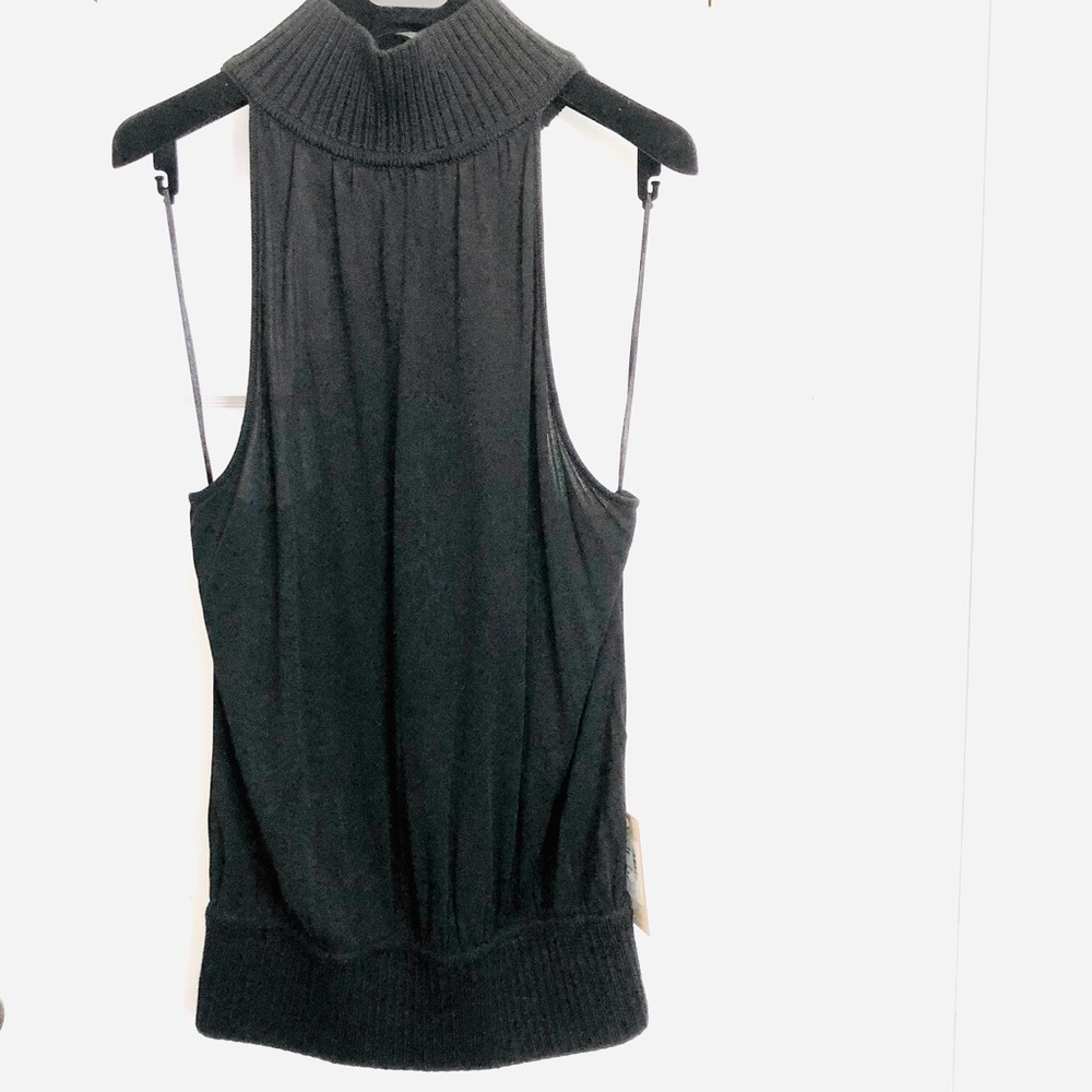 Michael Kors Collection Sleeveless Turtle Neck